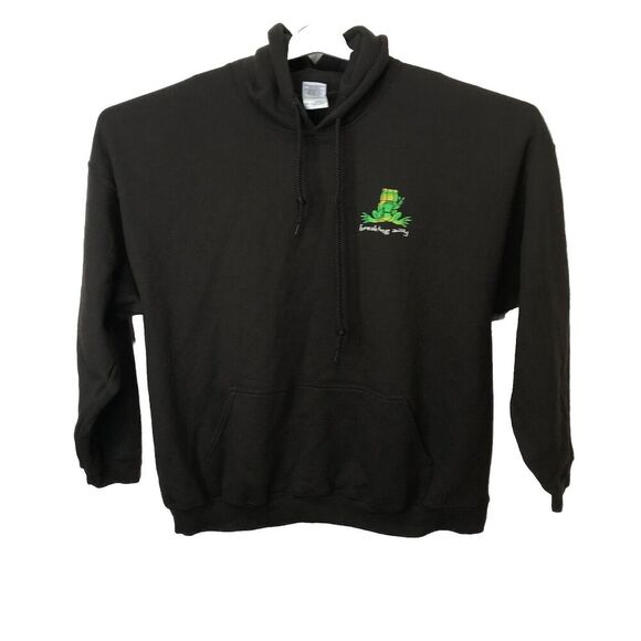 Gildan Heavy‎ Blend Unisex Hoodie Jacket Brown Size 2XL Graphic Breaking Away - Picture 1 of 12